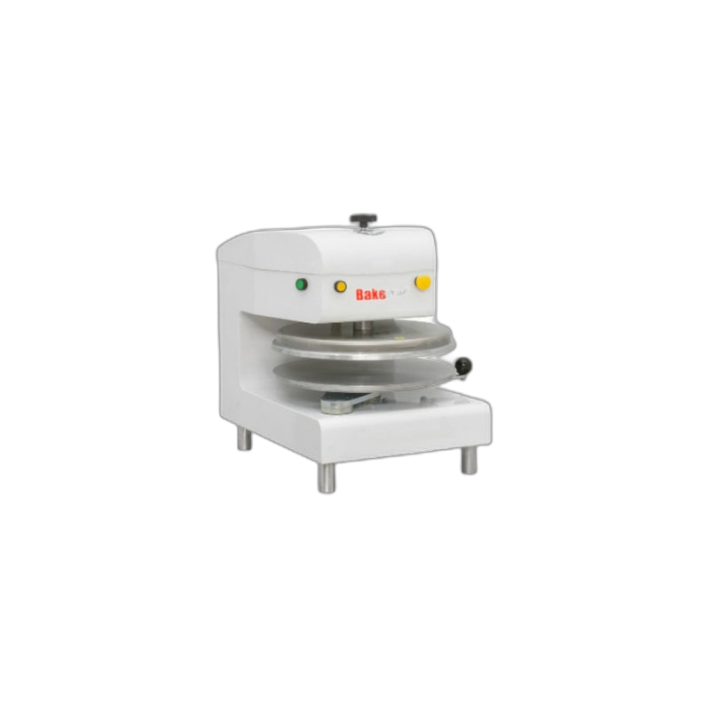 BakeMax BMDXESS Commercial Countertop Electric Dough Press – 18" Single Heat