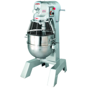 BakeMax BMPM030 Commercial 30 Qt Heavy Duty Floor Planetary Mixer – 3-Speed Electric.