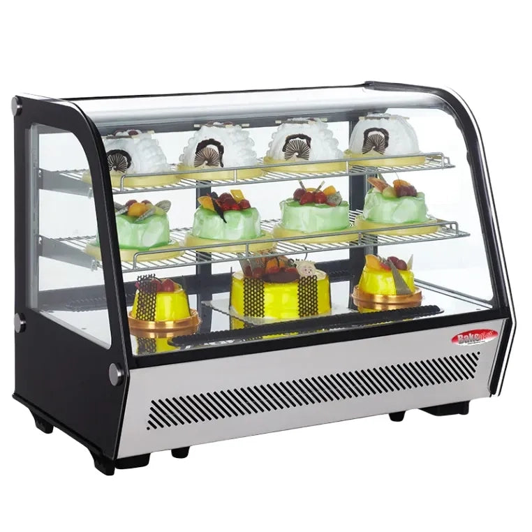 BakeMax BMREF Titan Series Countertop Refrigerated Display Case – 28" & 35".