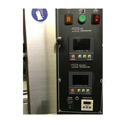 BakeMax BMSD002 Two Deck One Pan Wide Electric Artisan Stone Deck Oven.