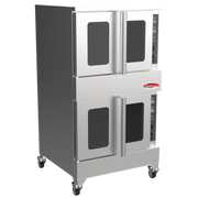 BakeMax America BASCO5E Commercial Electric Convection Oven – Floor Model with 12 Pan Capacity.