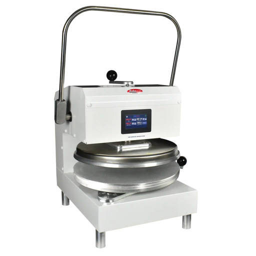 BakeMax BMDXMW Commercial Countertop Manual Single Heat Dough Press – 18".
