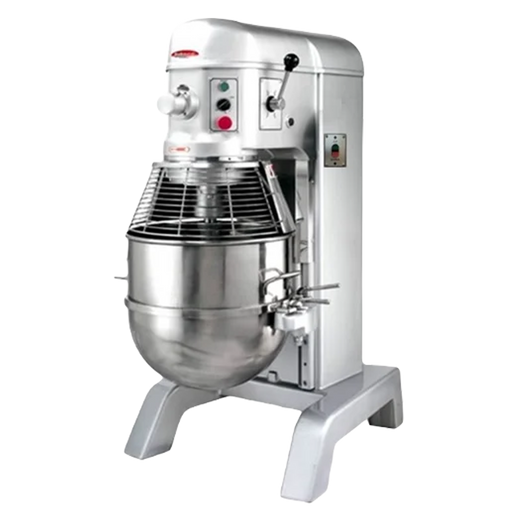 BakeMax BMPM060 60-Quart Heavy Duty Floor Mixer – 4-Speed Planetary Mixer.