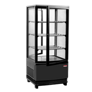BakeMax BMRCD Titan Series Countertop Refrigerated Display Case – Single & Double Door Options.