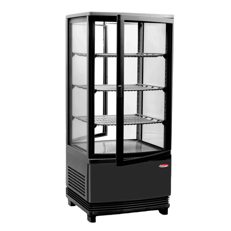 BakeMax BMRCD Titan Series Countertop Refrigerated Display Case – Single & Double Door Options.