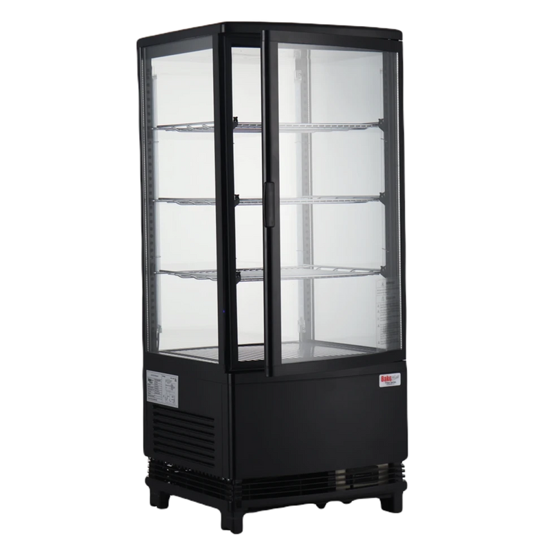 BakeMax BMRCD Titan Series Countertop Refrigerated Display Case – Single & Double Door Options.