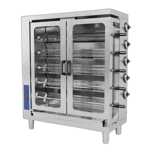 Pegasus CR-5E Electrical Chicken Rotisserie, 5 Spits