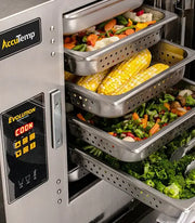 AccuTemp Evolution™ Electric Connectionless 6-Pan Stand-Mounted Boilerless Convection Steamer (E64403D120 SGL)