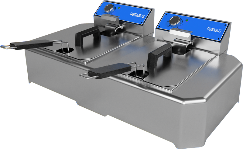 Pegasus FRC-20E Electric Countertop Fryer