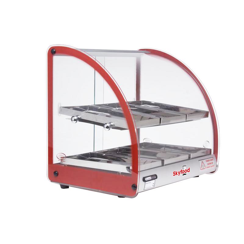 Skyfood FWD2-18R Commercial Food Warmer Display | Heated Merchandiser