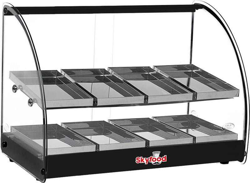 Skyfood FWD2-24BL Commercial Food Warmer Display | Heated Merchandiser