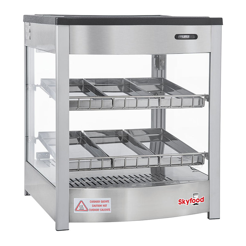Skyfood FWD2S6P Commercial Food Warmer Display | Heated Merchandiser
