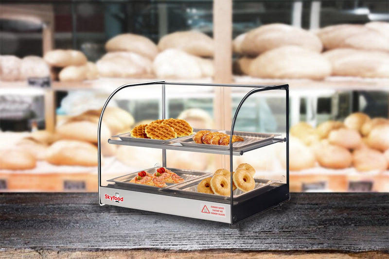 Skyfood FWDC2-22-4P Commercial Food Warmer Display | Heated Merchandiser