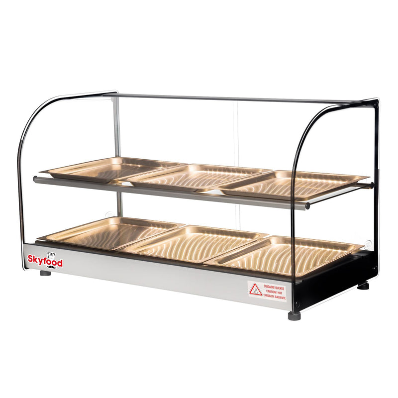 Skyfood FWDC2-33-6P Commercial Food Warmer Display | Heated Merchandiser