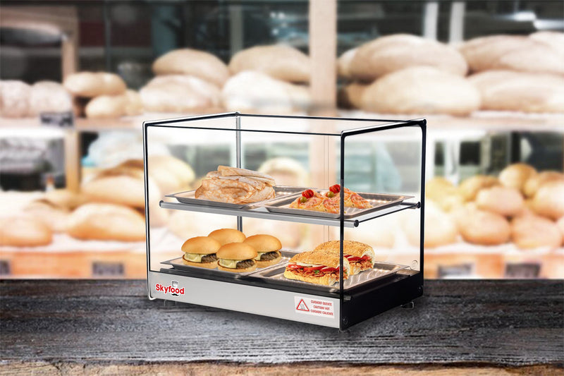 Skyfood FWDS2-22-4P Commercial Food Warmer Display | Heated Merchandiser