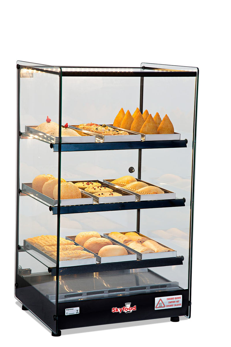 Skyfood FWDT3-9P Commercial Food Warmer Display | Heated Merchandiser