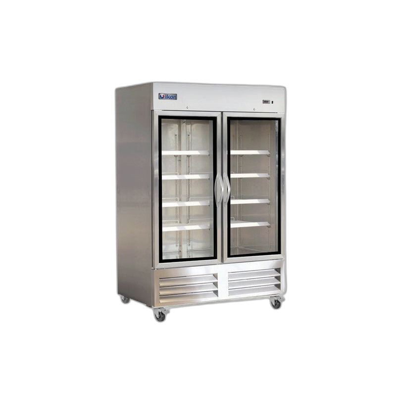 Ikon IB54RG Double Glass Door Bottom Mount Refrigerator