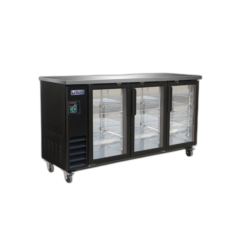 IKON IBB73-3G-24 Back Bar Refrigerator Swing Doors