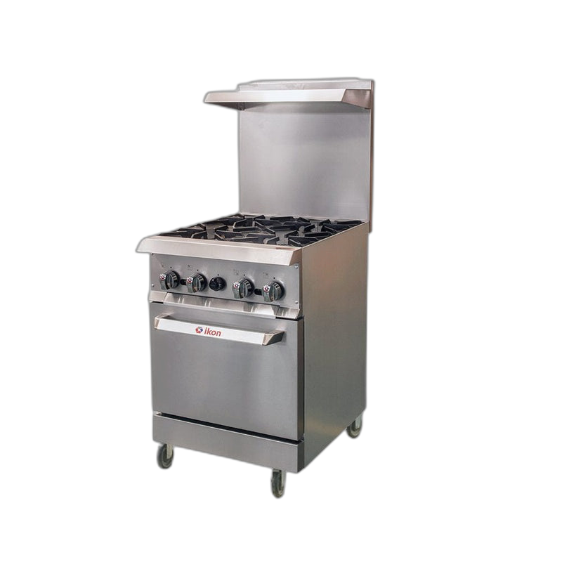 Ikon IR-4-24CO Gas Range with Built-In Convection Oven