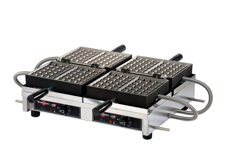 Krampouz 180° double waffle makers - WECCBBAT