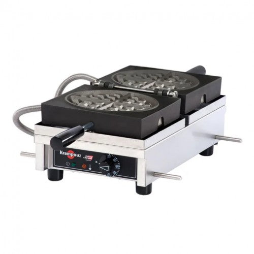Krampouz Commercial Round Waffle Iron - WECDCAAS