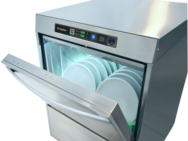 Lamber Deluxe High-Temperature Undercounter Dishwasher - F99EKDPS
