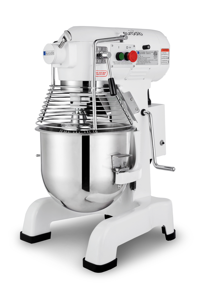 Eurodib Planetary Mixer – 21 qt. (20L) - M20B