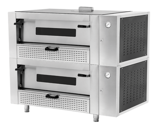 Pegasus MS56DG-2 Melstone Gas Double Deck Pizza Oven - NG