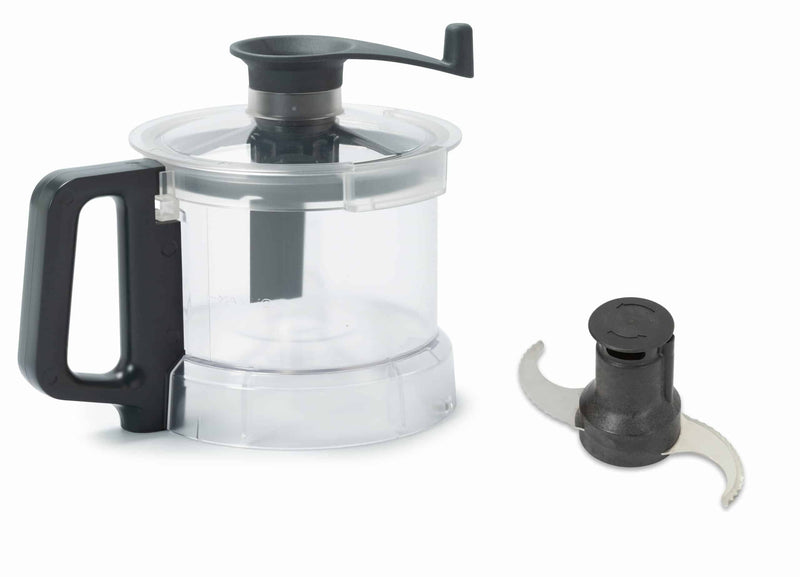 Dito Sama Transparent Bowl Kit: 2.6L, Microtoothed Rotor & Scraper Lid - 650245