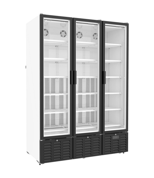 Atlantic® UCool 3-Door Glass Door Cooler, 60" PM60-3