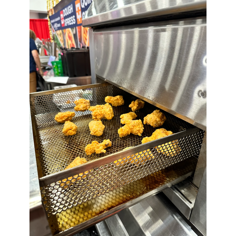 BakeMax BMDGF5 Commercial Electric Double Stacked Greaseless Fryer