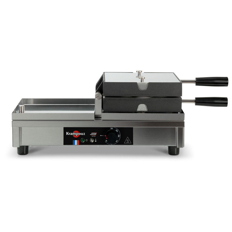 Krampouz Bubble waffle maker, 180° opening - WECDUATB
