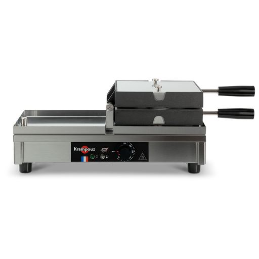 Krampouz Bubble waffle maker, 180° opening - WECDUATB