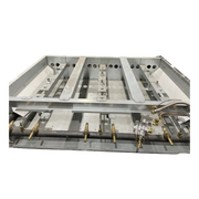 BakeMax America BAS36O 36" Commercial 6-Burner Gas Range with Bakery Oven – 185,000 BTU Stainless Steel Floor Model.