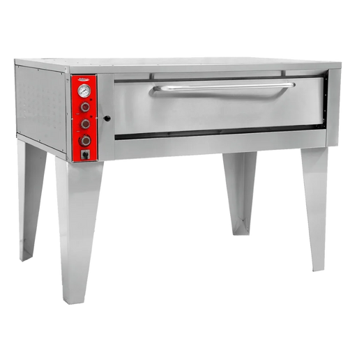 BakeMax BMBPEB915 51" Commercial Electric Stone Hearth Deck Pizza Oven.