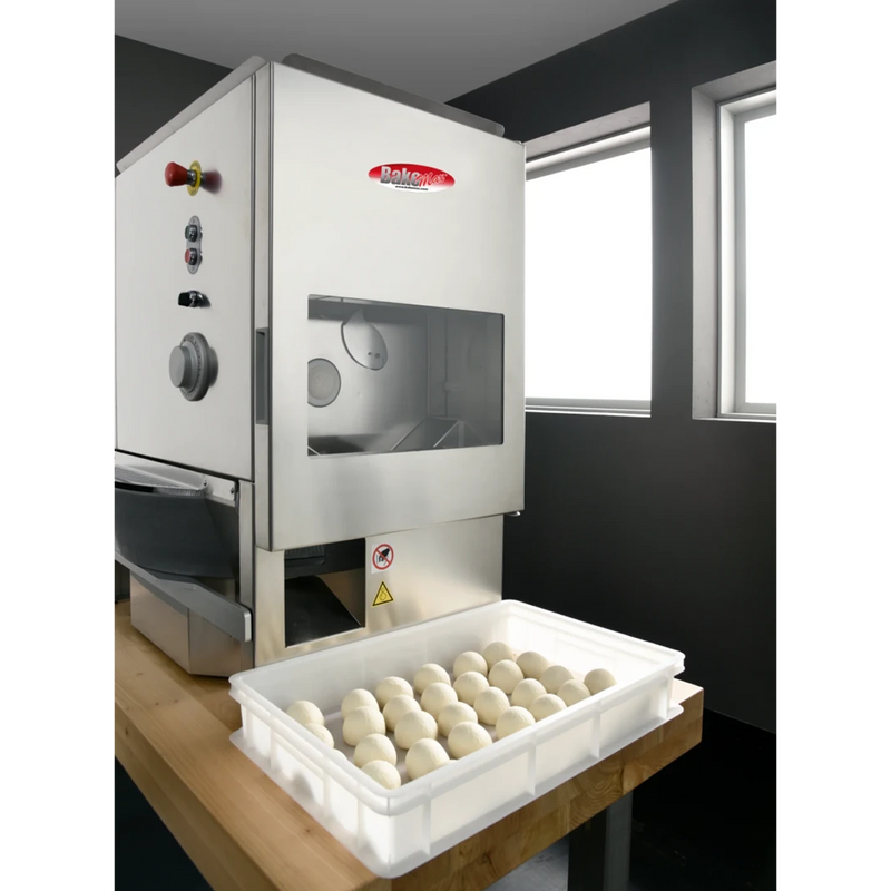 BakeMax BMDD003 Countertop Automatic Dough Divider & Rounder Combo.