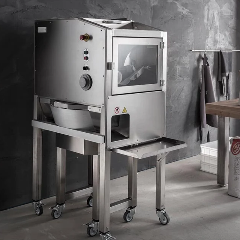 BakeMax BMDD005 Floor Model Electric Automatic Dough Divider & Rounder Combo.