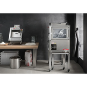 BakeMax BMDD005 Floor Model Electric Automatic Dough Divider & Rounder Combo.