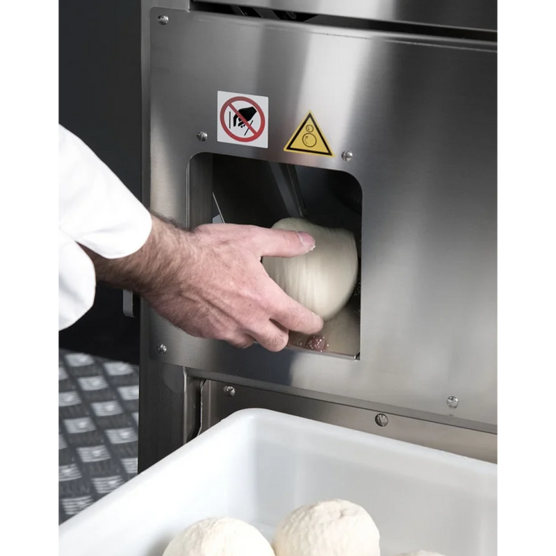 BakeMax BMDD005 Floor Model Electric Automatic Dough Divider & Rounder Combo.