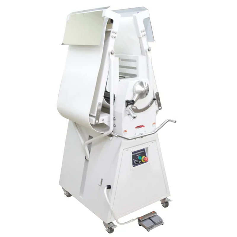 BakeMax BMFRS01 Heavy-Duty 17.7″ Floor Model Reversible Dough Sheeter.