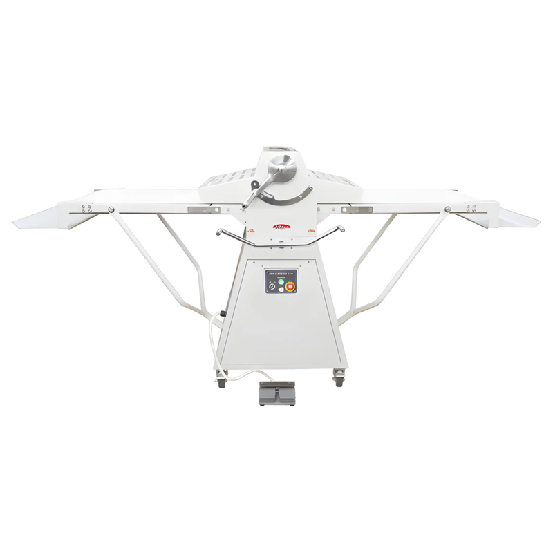 BakeMax BMFRS01 Heavy-Duty 17.7″ Floor Model Reversible Dough Sheeter.
