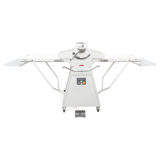 BakeMax BMFRS01 Heavy-Duty 17.7″ Floor Model Reversible Dough Sheeter.