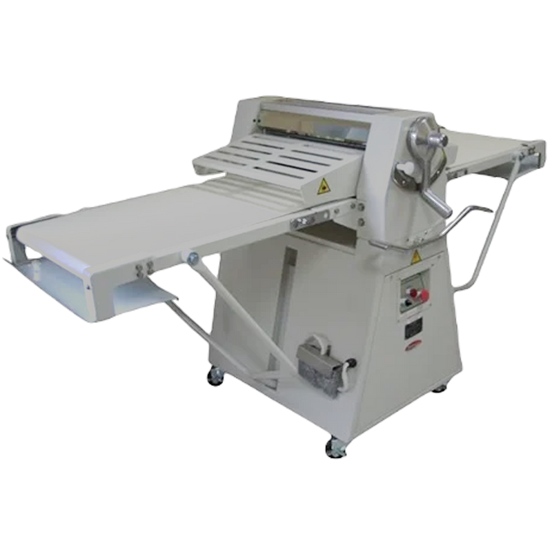 BakeMax BMFRS03 Heavy-Duty 25.6″ Floor Model Reversible Dough Sheeter.