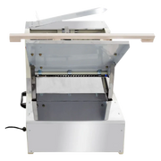 BakeMax BMGF001 Heavy-Duty Countertop Bread Slicer – 7/16" Slice, 35 Blades.