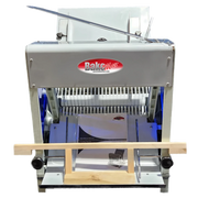 BakeMax BMGF001 Heavy-Duty Countertop Bread Slicer – 7/16" Slice, 35 Blades.