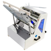 BakeMax BMGF001 Heavy-Duty Countertop Bread Slicer – 7/16" Slice, 35 Blades.