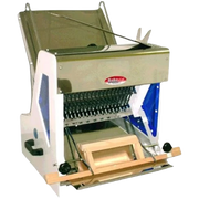 BakeMax BMGF001 Heavy-Duty Countertop Bread Slicer – 7/16" Slice, 35 Blades.
