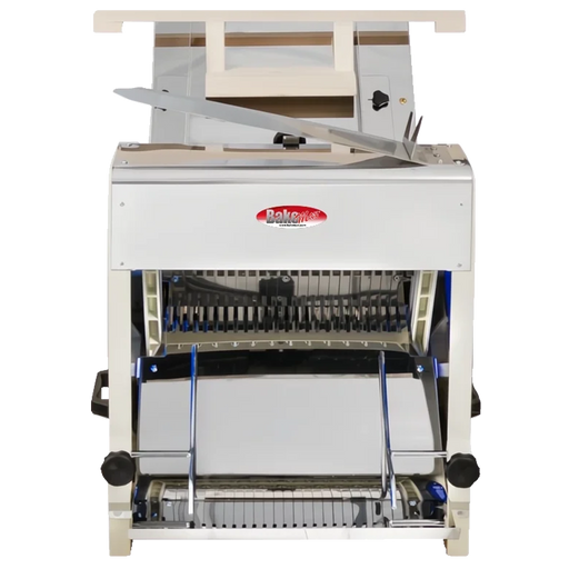BakeMax BMGF001 Heavy-Duty Countertop Bread Slicer – 7/16" Slice, 35 Blades.
