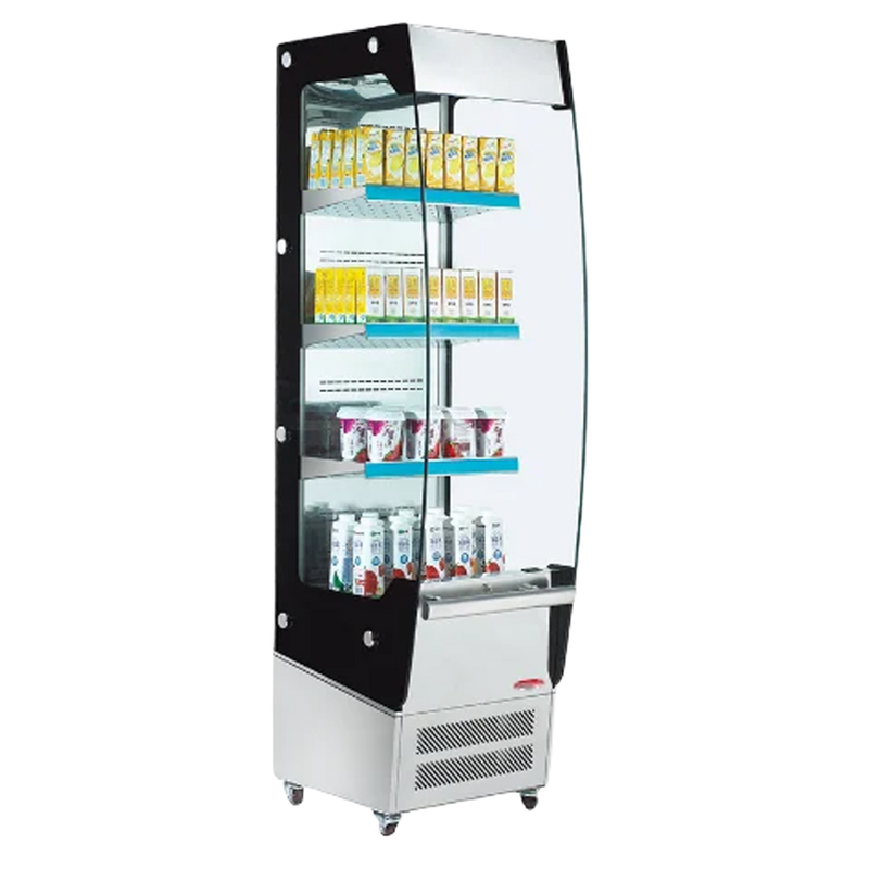 BakeMax BMGG019 19" Floor Model Grab & Go Refrigerated Display Case.