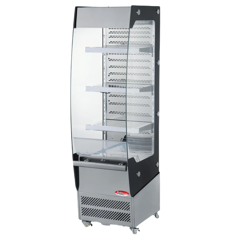 BakeMax BMGG019 19" Floor Model Grab & Go Refrigerated Display Case.